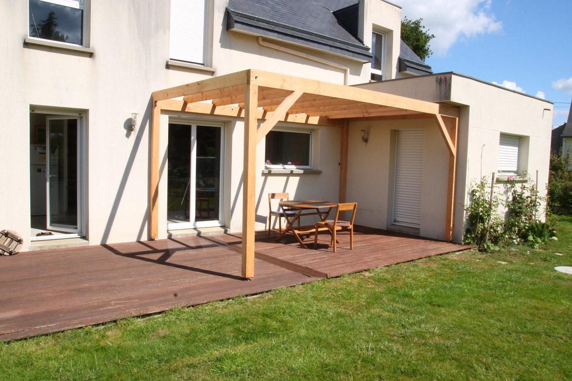 pergola comtemporaine en douglas